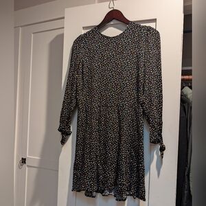 Reformation Long Sleeve open back dress - 12